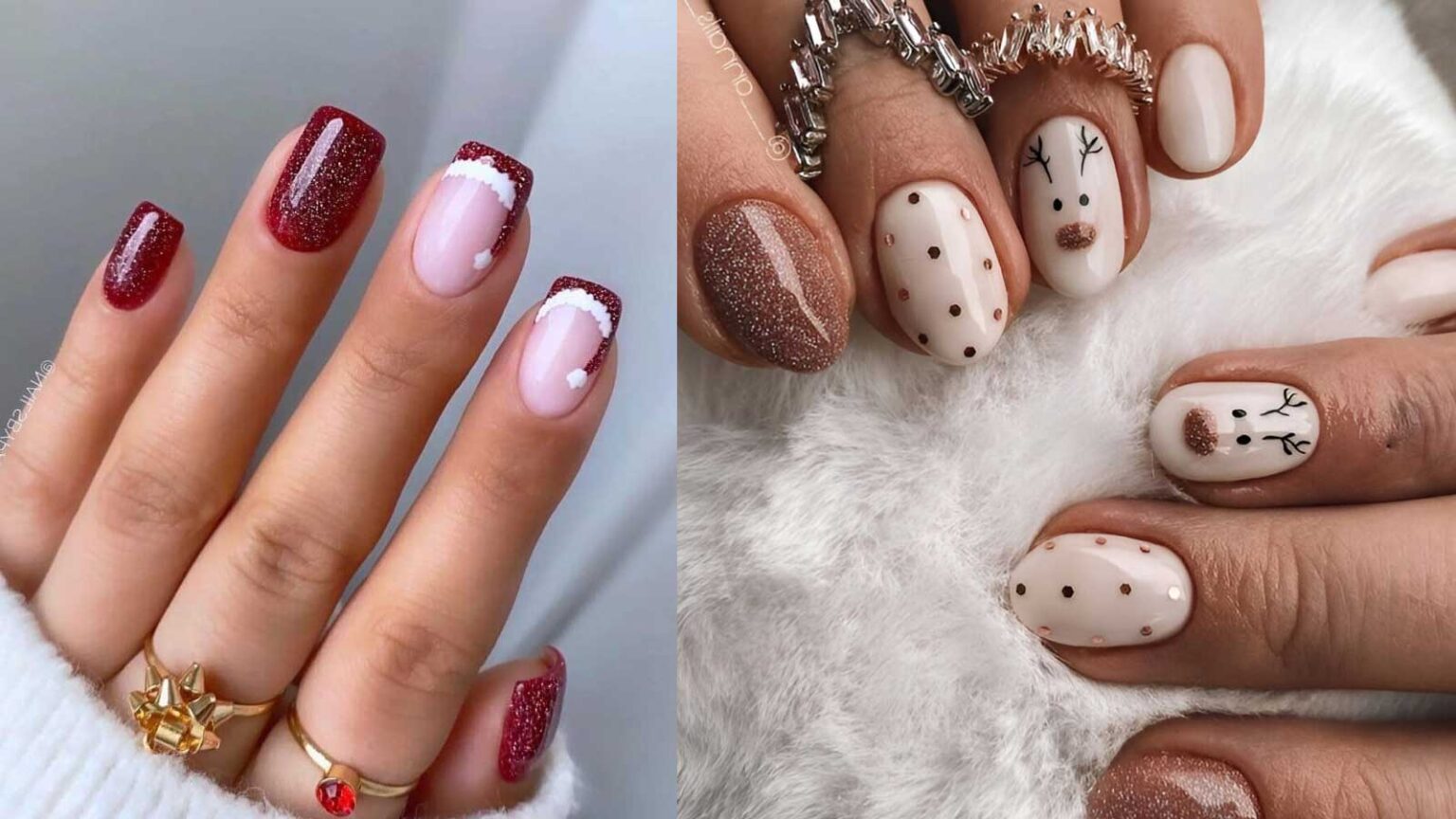 30 Ακαταμάχητα Κοντά Χριστουγεννιάτικα Νύχια Τέλεια για την Εορταστική Σεζόν