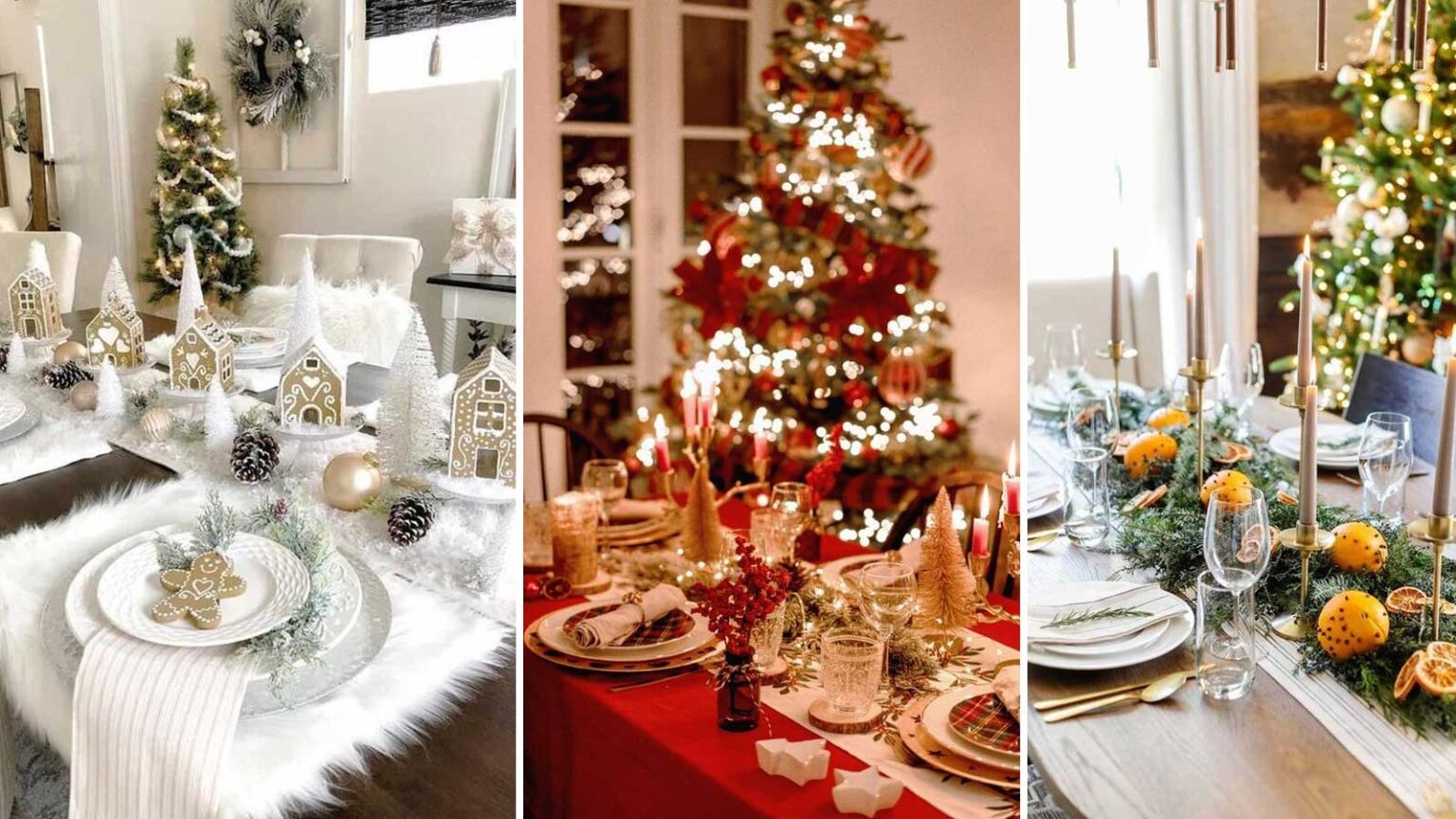 30 Όμορφες και Οικονομικές Ιδέες Διακόσμησης Πρωτοχρονιάτικου Τραπεζιού