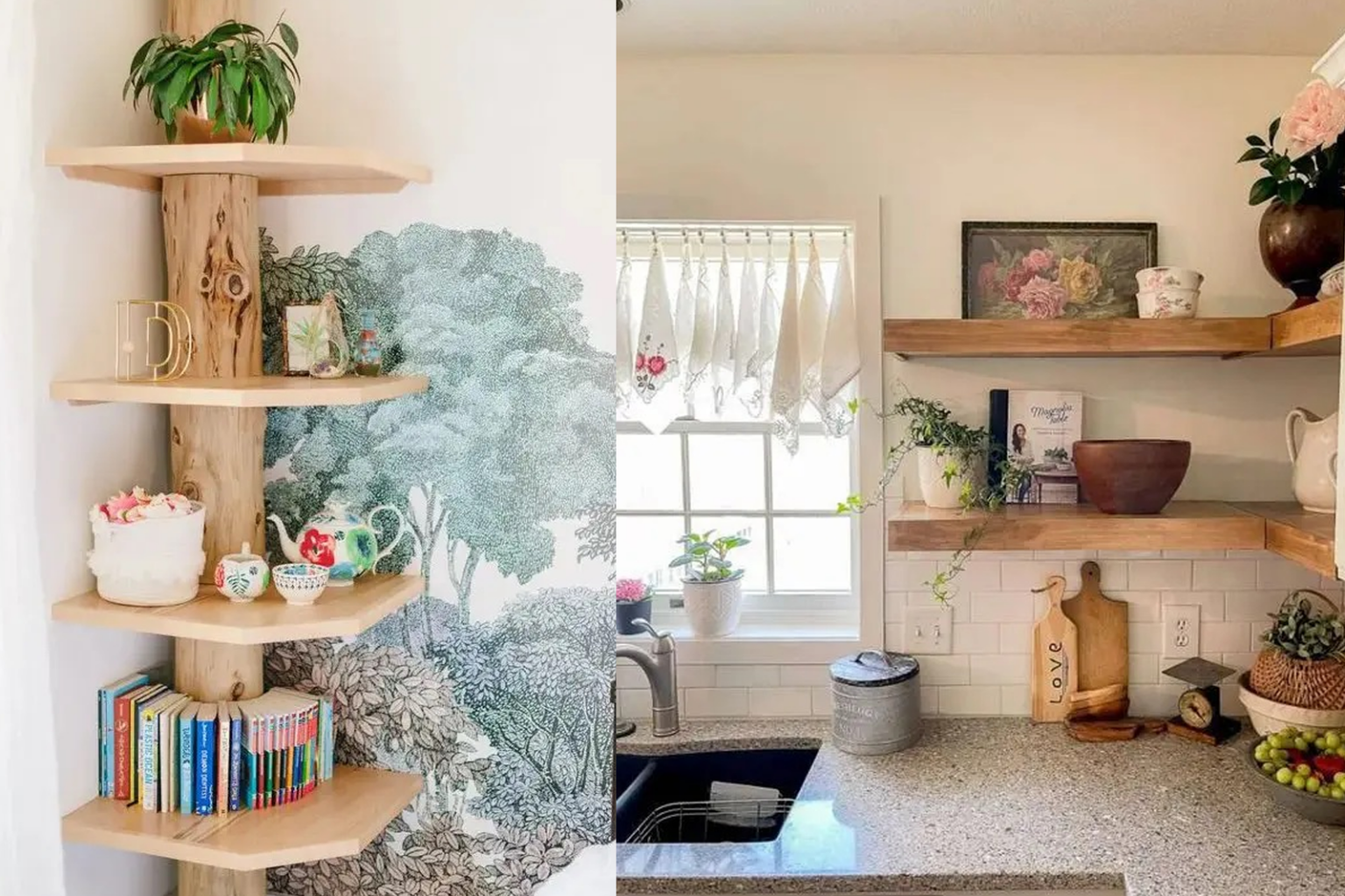 64 Ιδέες για Γωνιακά Ράφια που Εξοικονομούν Χώρο