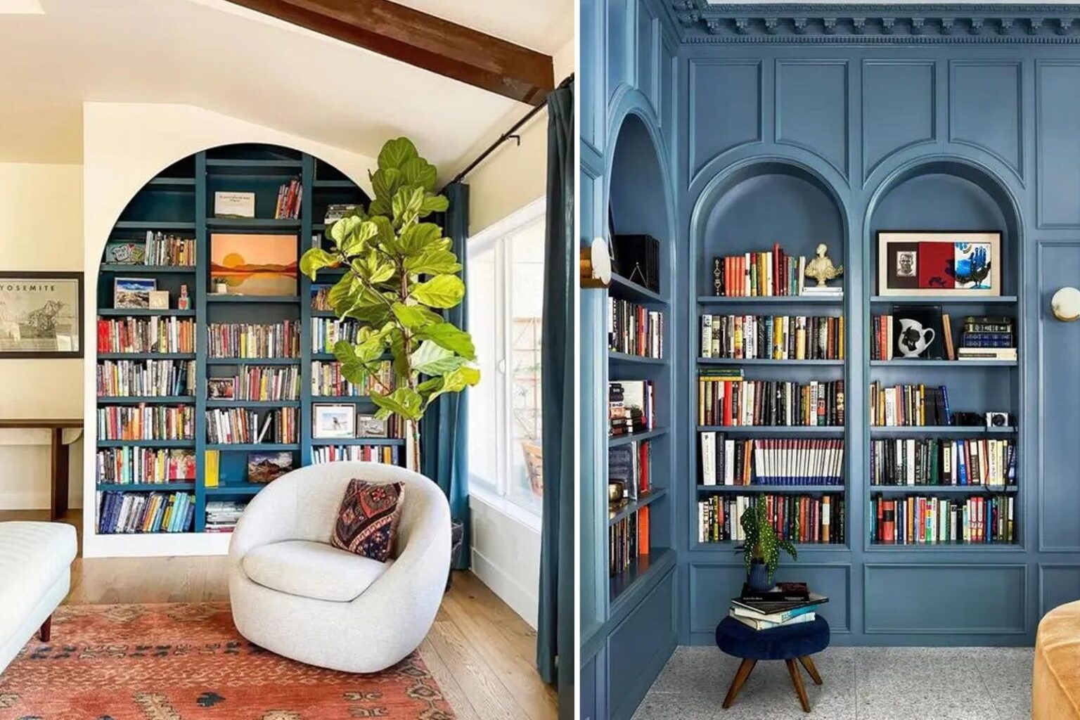 54 Μοντέρνες Τοξωτές Βιβλιοθήκες για το Σπίτι σας