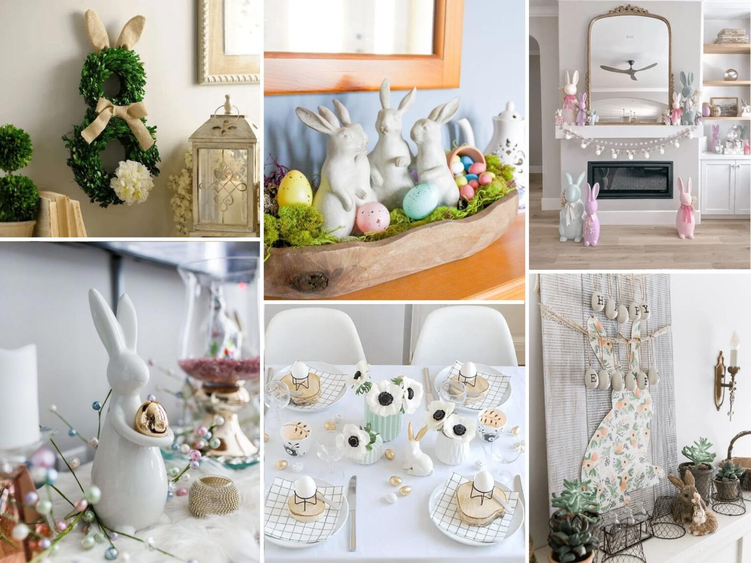59 Ιδέες Πασχαλινής Διακόσμησης με Λαγουδάκια