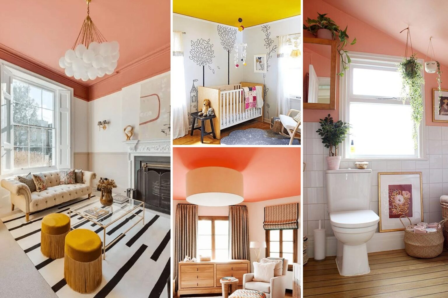 Ποιος είπε ότι το ταβάνι πρέπει να είναι λευκό; 56 τολμηρές ιδέες για βάψιμο ταβανιού