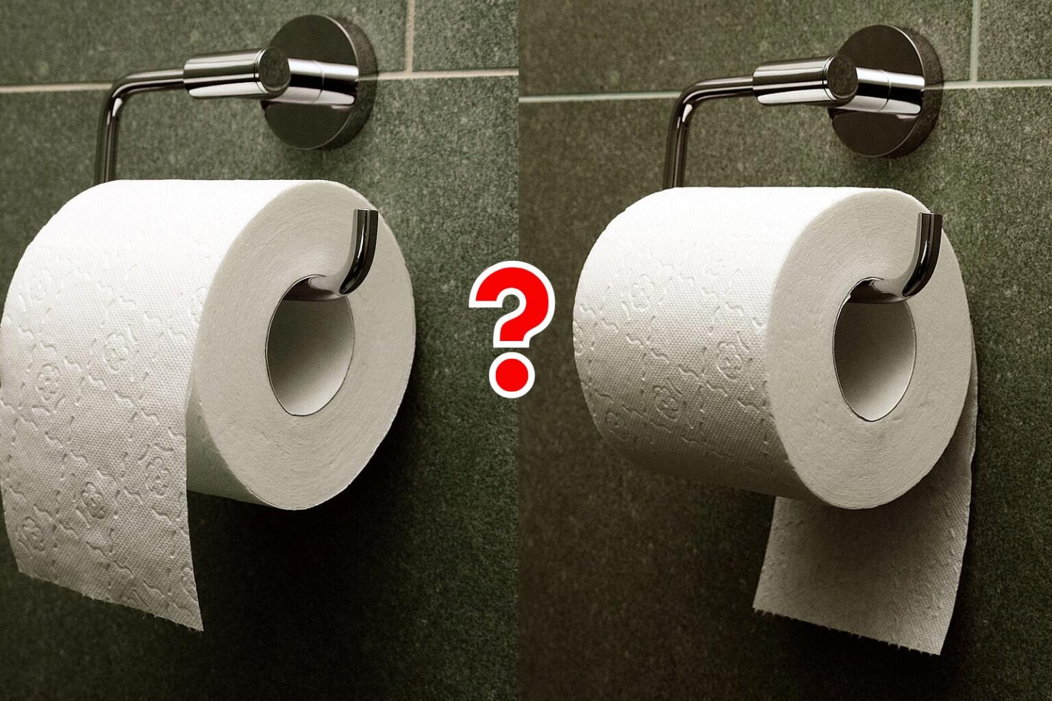 Χαρτί Υγείας: Και όμως η θέση που το τοποθετείς έχει να πει πολλά για τον χαρακτήρα σου