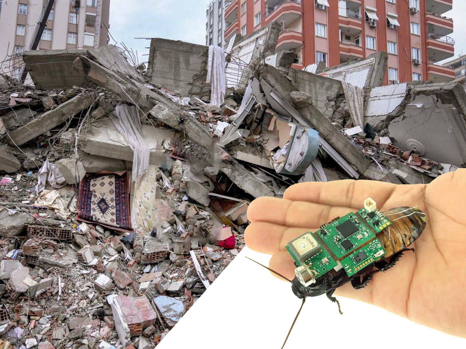 Επιστήμονες δημιούργησαν Κατσαρίδες "Cyborg" με ρομποτικούς εγκεφάλους για να ψάχνουν επιζώντες σε σεισμούς και φυσικές καταστροφές