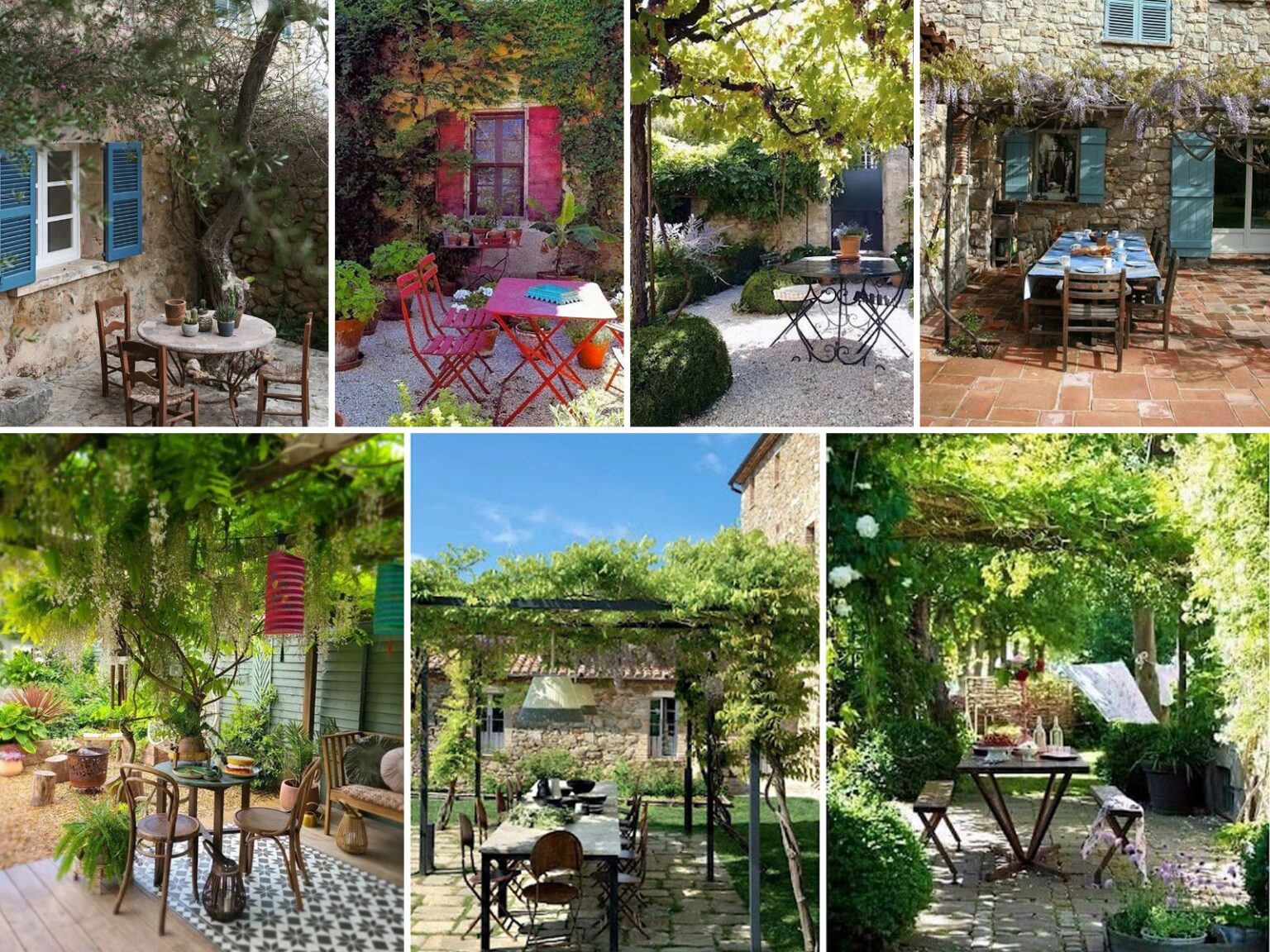 Μεταμόρφωσε την αυλή ή τον κήπο σε ένα όμορφο χώρο χαλάρωσης: 25 τραπεζάκια στην αυλή για όλα τα γούστα