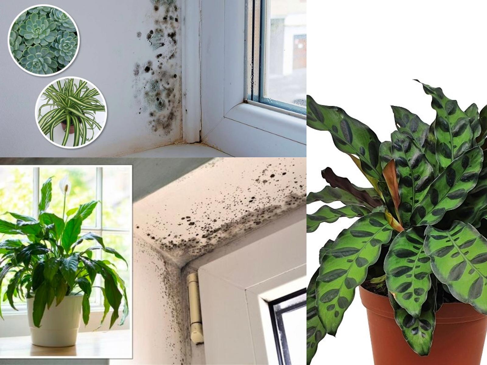 6 φυτά εσωτερικού χώρου που τραβάνε τη μαύρη μούχλα και την υγρασία σαν "νεροφίδες"
