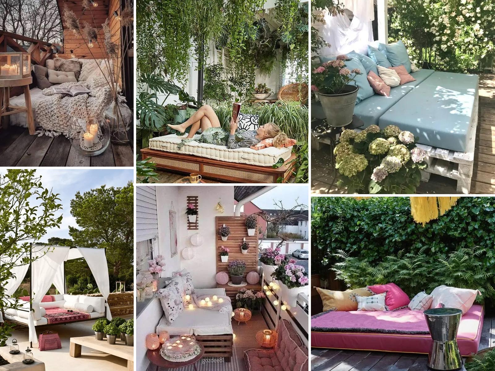 Κρεβάτι στον κήπο ή την αυλή: 50 μοναδικές ιδέες διακόσμησης σε εξωτερικό χώρο