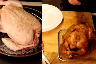 Ολόκληρο κοτόπουλο στο Air fryer: Συνταγή και βίντεο