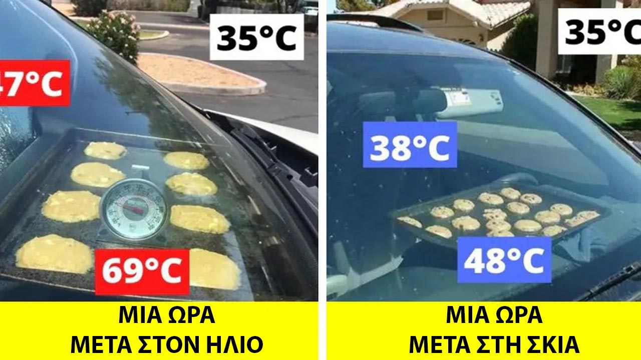 Πόσο γρήγορα θερμαίνεται ένα αυτοκίνητο το καλοκαίρι όταν μείνει στον ήλιο