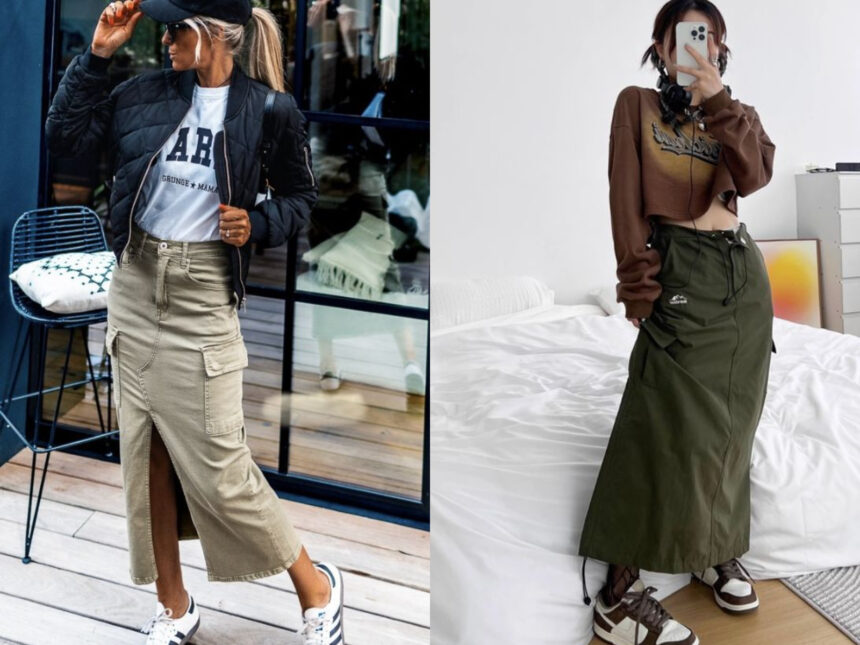 Cargo skirts: Η νέα τάση της μόδας για το Φθινόπωρο 2024 στις φούστες