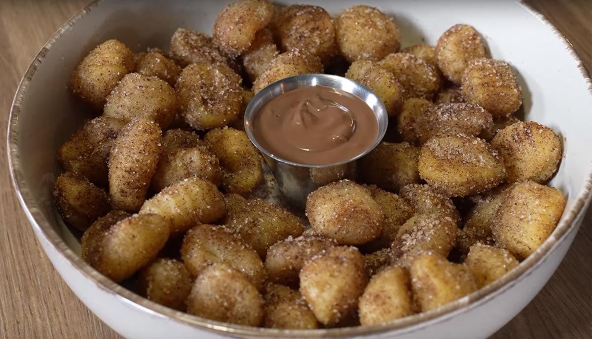 Mini Donuts από νιόκι στο air fryer ή στον φούρνο