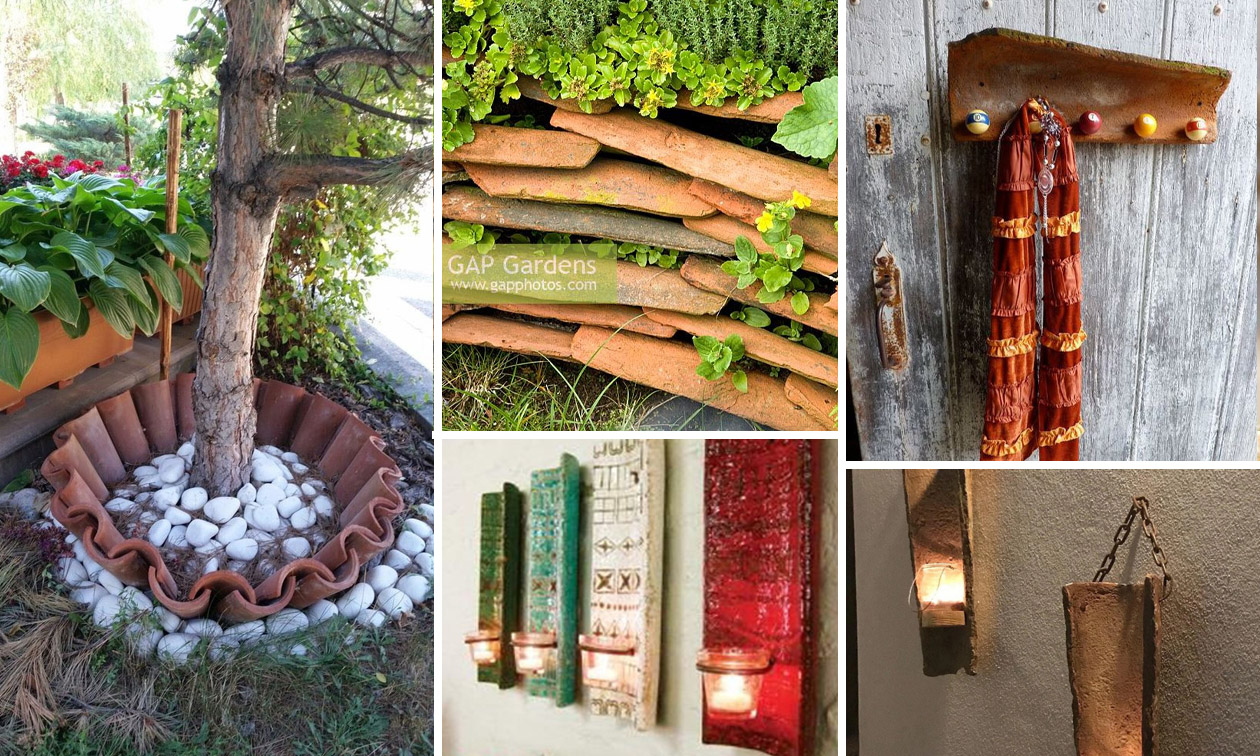 DIY κατασκευές με παλιά και άχρηστα κεραμίδια - Μην τα πετάς, δώσε ζωή