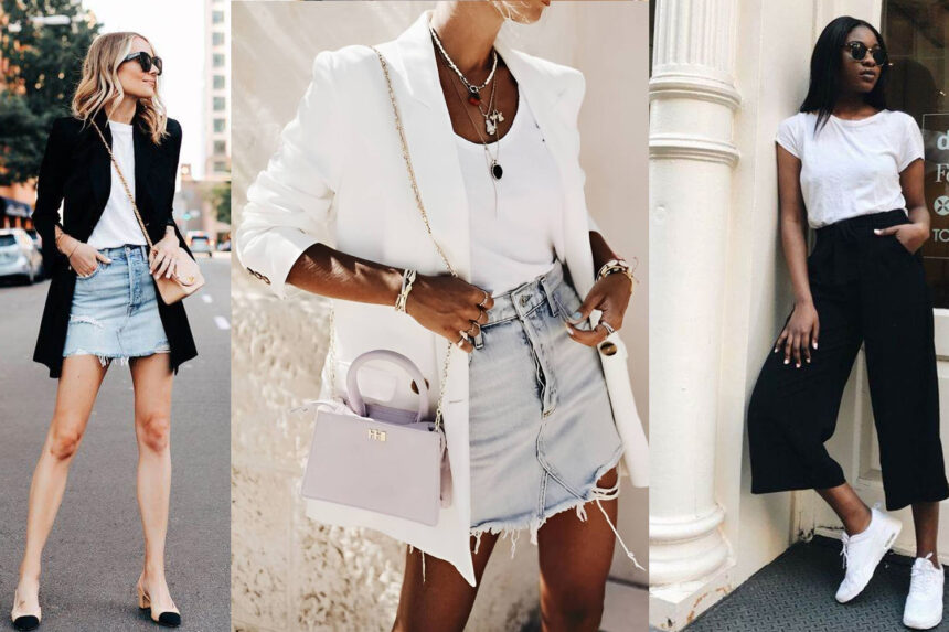 20 μοναδικά outfits με λευκό T-shirt για να μοιάζεις σαν μοντέλο κάθε μέρα