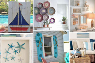 50+ Καλοκαιρινές ιδέες και DIY κατασκευές με φυσικά υλικά για διακόσμηση τοίχου