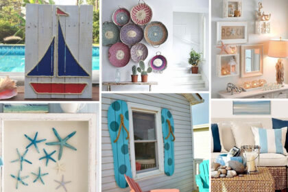 50+ Καλοκαιρινές ιδέες και DIY κατασκευές με φυσικά υλικά για διακόσμηση τοίχου