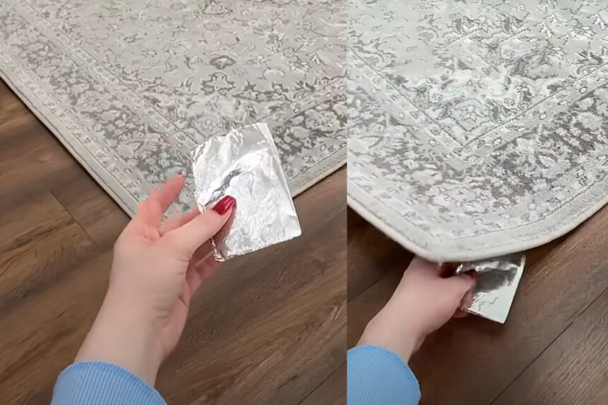 Οι κινέζοι και οι Γερμανοί βάζουν αλουμινόχαρτο κάτω από το χαλί. Αυτός είναι ο λόγος
