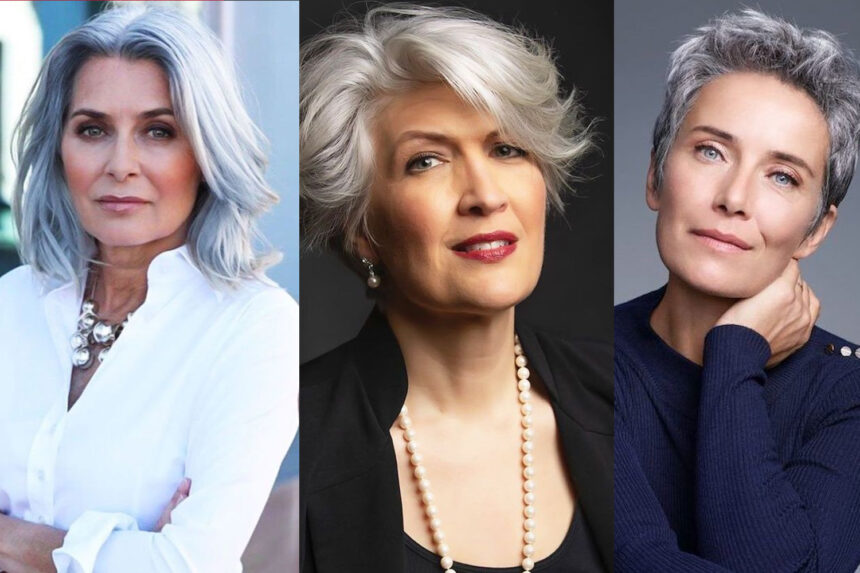 Κουρέματα για γκρίζα μαλλιά