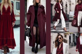 Μπορντώ φόρεμα και ρούχα: Burgundy το Trend για τον χειμώνα 2025-2026