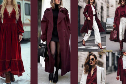Μπορντώ φόρεμα και ρούχα: Burgundy το Trend για τον χειμώνα 2025-2026