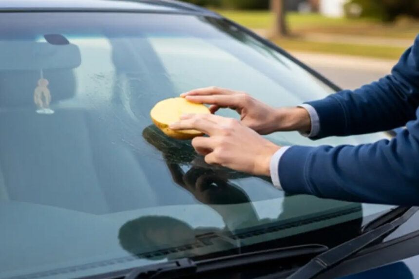 πατάτα στο παρμπρίζ