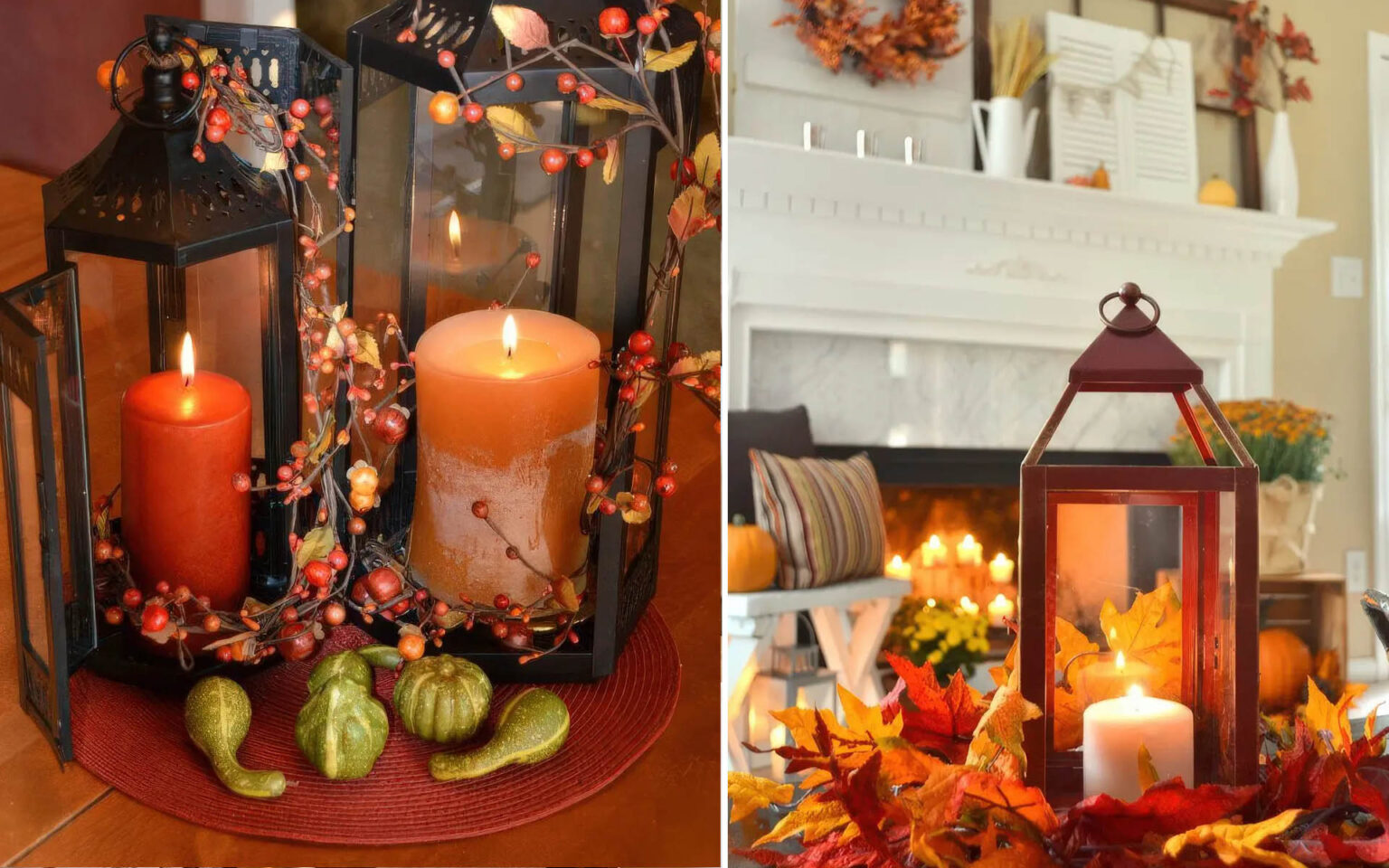 Φθινοπωρινή διακόσμηση με Φανάρια: 17 ζεστές ιδέες για να βάλεις τα φανάρια σε εσωτερικούς χώρους