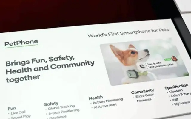 PetPhone: Το πρώτο Smartphone για κατοικίδια