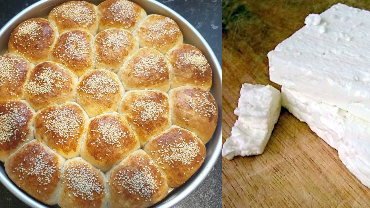Ψωμάκια Γεμιστά με Φέτα