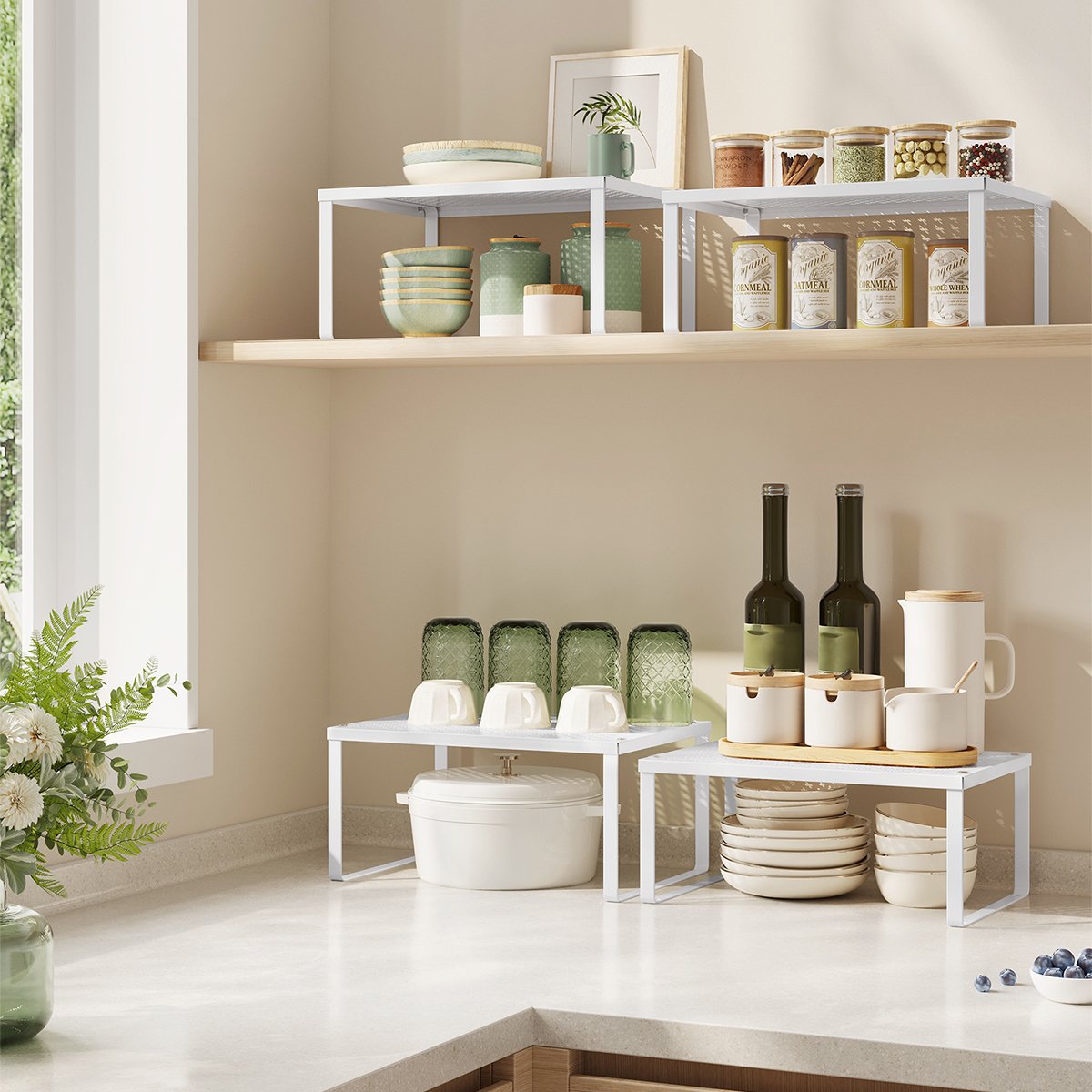 Ράφια οργάνωσης κουζίνας: Νομίζεις ότι δεν τα έχεις ανάγκη μέχρι να τα αποκτήσεις