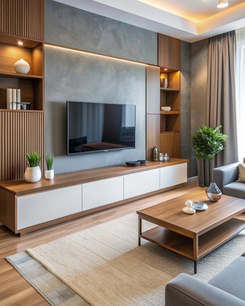 20 μοναδικές και μοντέρνες ιδέες για Built-In Τηλεοράσεις και συνθέσεις στο σαλόνι 4 20 μοναδικές και μοντέρνες ιδέες για Built-In Τηλεοράσεις και συνθέσεις στο σαλόνι