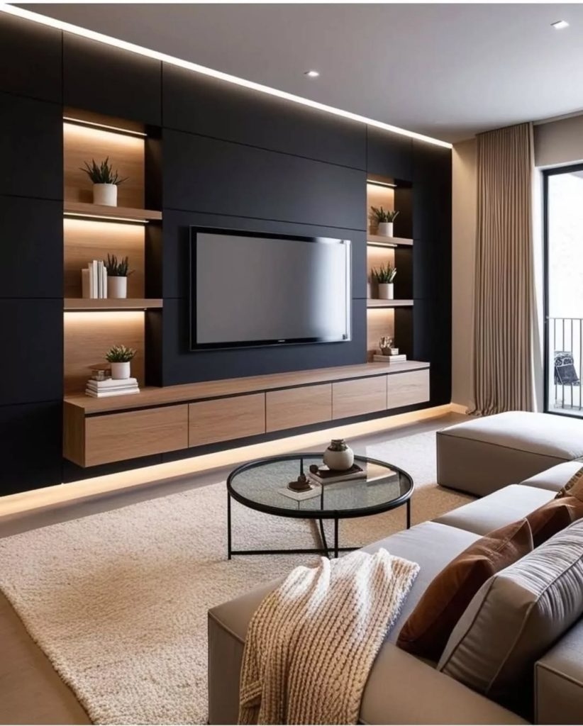 20 μοναδικές και μοντέρνες ιδέες για Built-In Τηλεοράσεις και συνθέσεις στο σαλόνι 10 20 μοναδικές και μοντέρνες ιδέες για Built-In Τηλεοράσεις και συνθέσεις στο σαλόνι