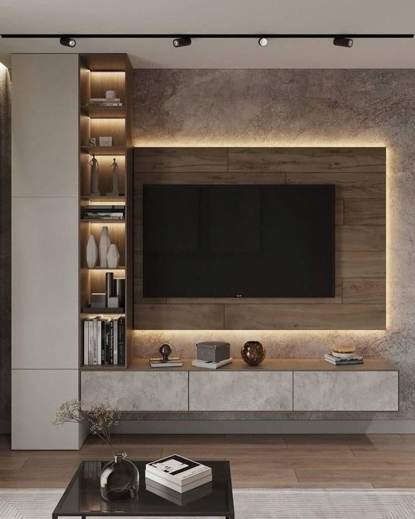 20 μοναδικές και μοντέρνες ιδέες για Built-In Τηλεοράσεις και συνθέσεις στο σαλόνι 2 20 μοναδικές και μοντέρνες ιδέες για Built-In Τηλεοράσεις και συνθέσεις στο σαλόνι