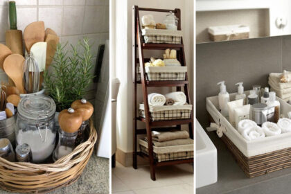 19 ευφυείς ιδέες για να χρησιμοποιήσετε καλάθια στο σπίτι σας σαν αποθηκευτικό χώρο