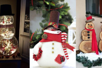 Χριστουγεννιάτικη Διακόσμηση με Χιονάνθρωπους: 32 Μαγικές Ιδέες