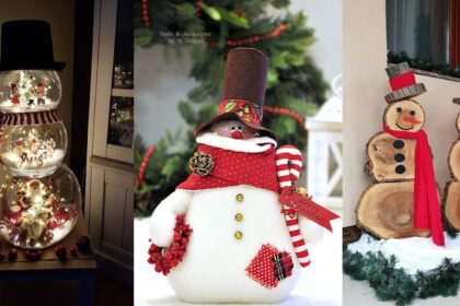 Χριστουγεννιάτικη Διακόσμηση με Χιονάνθρωπους: 32 Μαγικές Ιδέες