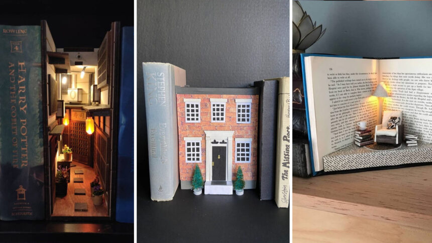 DIY: Μοναδικά διοράματα από βιβλία που θα τα θέλετε εδώ και τώρα!