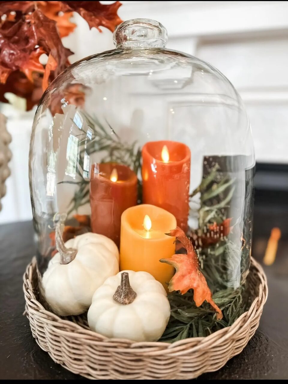 41 ιδέες φθινοπωρινής διακόσμησης με γυάλινα μπουκάλια, βάζα και γυαλικά