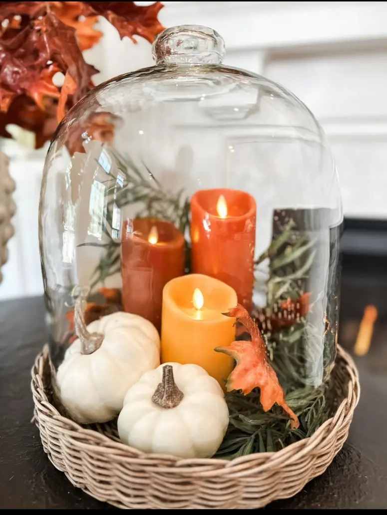 41 ιδέες φθινοπωρινής διακόσμησης με γυάλινα μπουκάλια, βάζα και γυαλικά