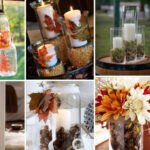 41 ιδέες φθινοπωρινής διακόσμησης με γυάλινα μπουκάλια, βάζα και γυαλικά