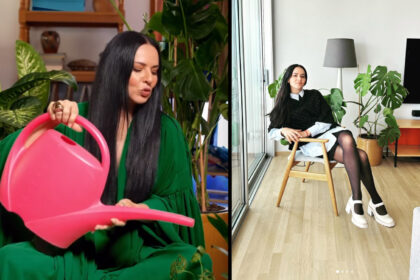 Η Ζενεβιέβ Μαζαρί αγαπάει τα φυτά εσωτερικού χώρου και μας αρέσει!