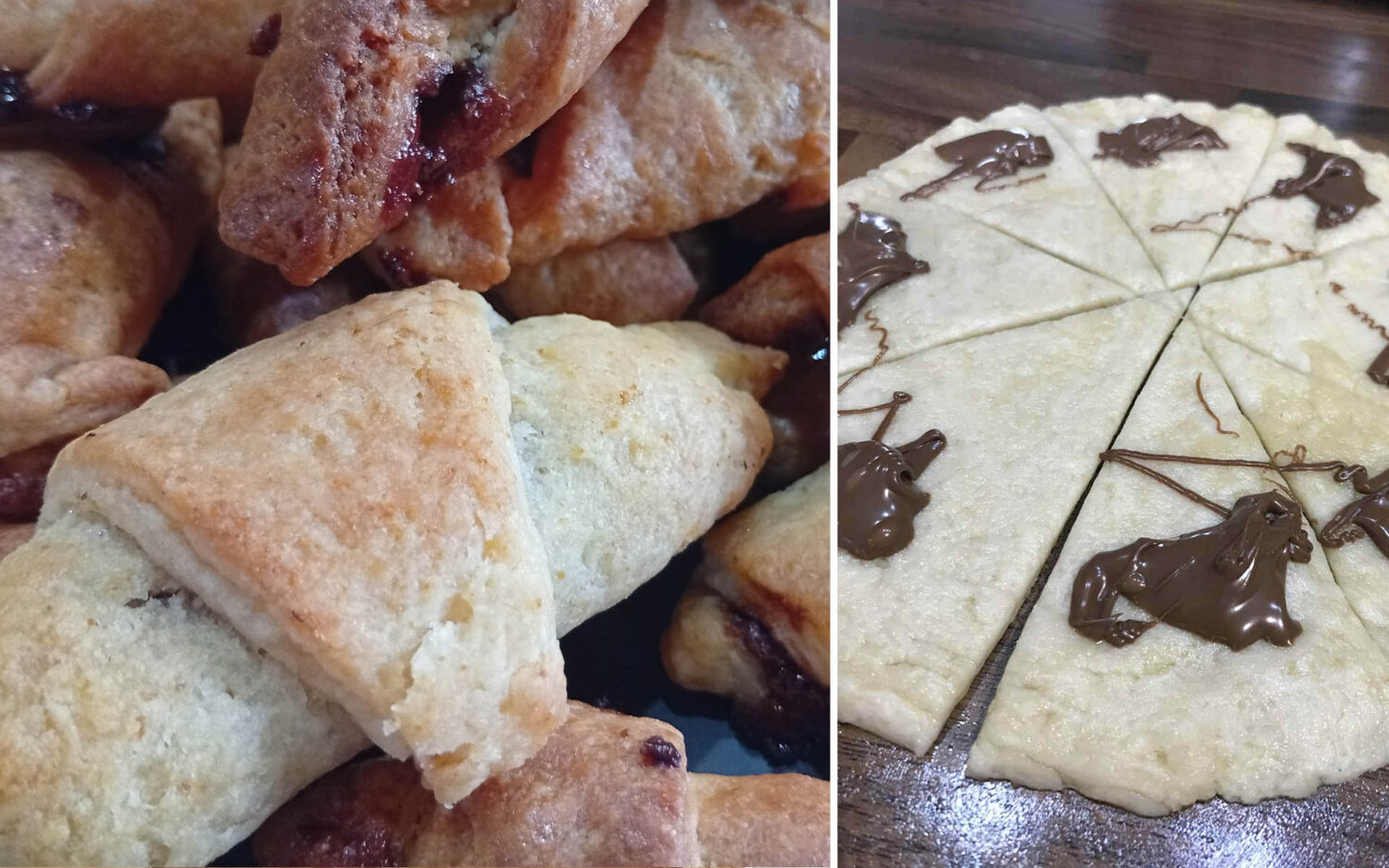 Τα κρουασανάκια της γιαγιάς: Δεν έχεις φάει καλύτερα - Σιροπιαστά με πραλίνα