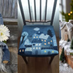 χριστουγεννιάτικες κατασκευές και διακοσμητικά από τζιν