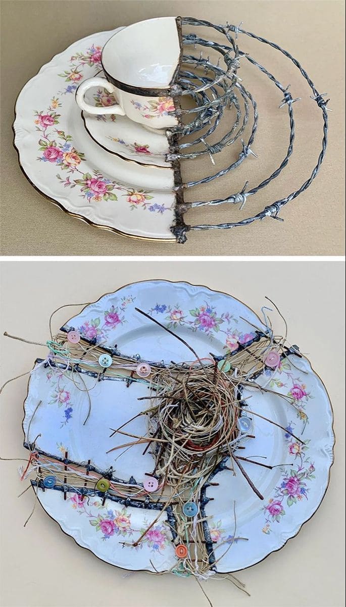 Ανακαλύψτε τη μαγεία των σπασμένων πιάτων: 25 μοναδικές κατασκευές γεμάτες χρώματα και σχέδια