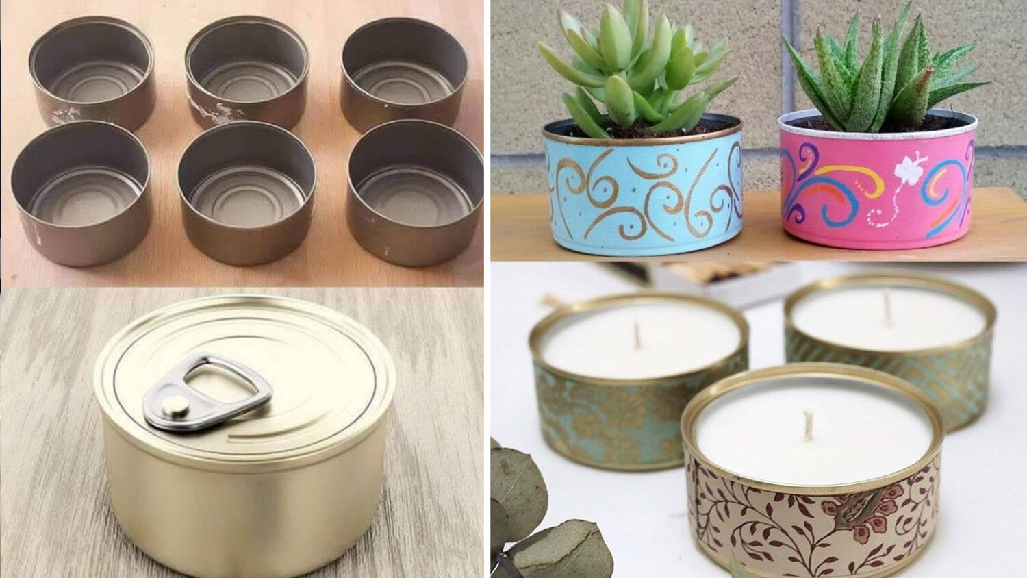 4 DIY Κατασκευές με Kονσέρβες Τόνου: Μην τις πετάς