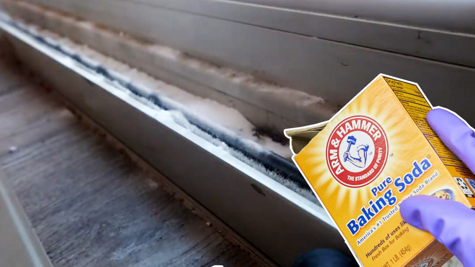 Μαγειρική σόδα στα κουφώματα παραθύρων: τα οφέλη που δεν ξέρεις