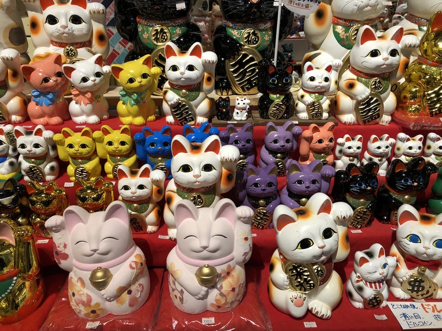 Οι Χρωματικές Παραλλαγές της Maneki Neko