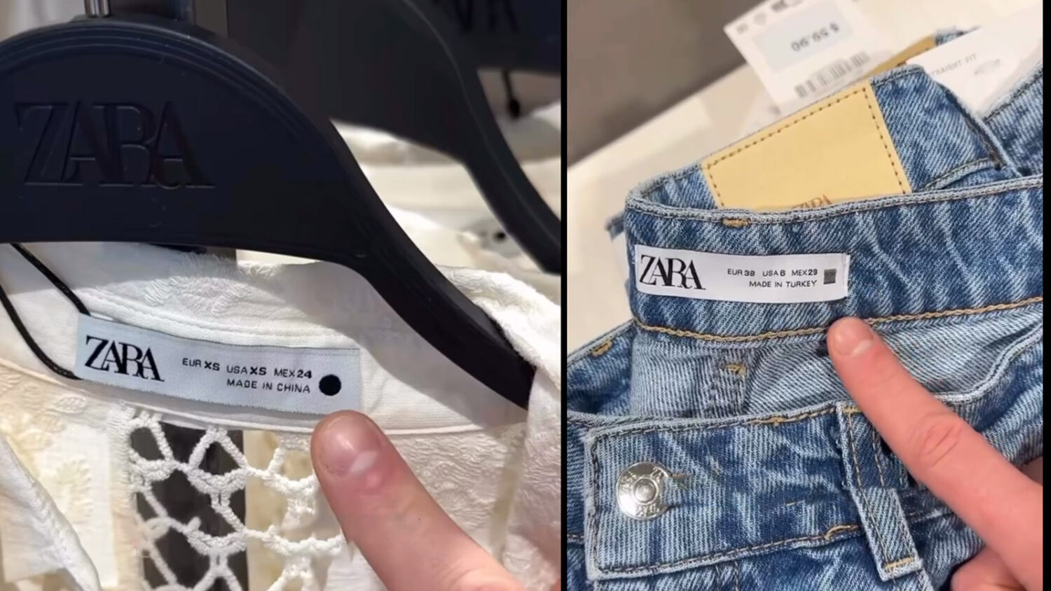 Ψωνίζεις στο Zara; Το "κόλπο" για να ξεχωρίζεις τα ρούχα καλής ποιότητας από τα χαμηλότερης