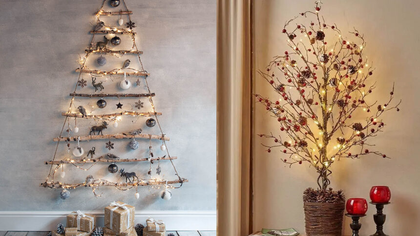 Τι να στολίσω αντί για Χριστουγεννιάτικο δέντρο - Απογείωσε τον χώρο σου με 22 Ιδέες με Κλαδιά