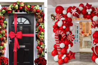 ΕΝΤΕΚΑ DIY ΧΡΙΣΤΟΥΓΕΝΝΙΑΤΙΚΕΣ ΙΔΕΕΣ ΓΙΑ ΝΑ ΔΙΑΚΟΣΜΗΣΕΙΣ ΤΗΝ ΕΞΩΠΟΡΤΑ ΣΟΥ ΚΑΙ ΝΑ ΤΗΝ ΖΗΛΕΨΕΙ ΟΛΗ Η ΓΕΙΤΟΝΙΑ