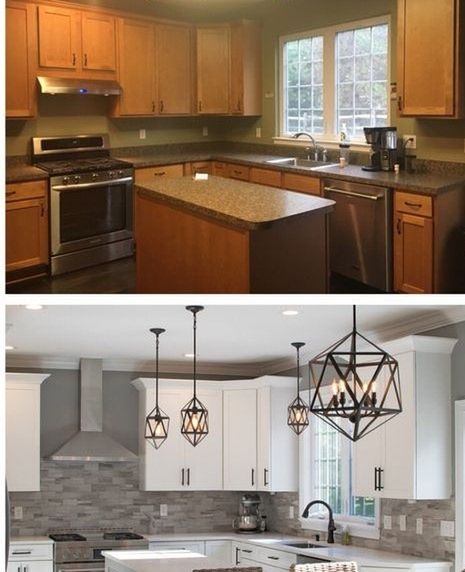 9 παραδείγματα που δείχνουν πώς το χρώμα στα ντουλάπια αλλάζει όλη την κουζίνα 3 9 παραδείγματα που δείχνουν πώς το χρώμα στα ντουλάπια αλλάζει όλη την κουζίνα