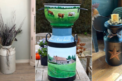 Μεταλλικές Καρδάρες Γάλακτος για το Σπίτι και τον Κήπο